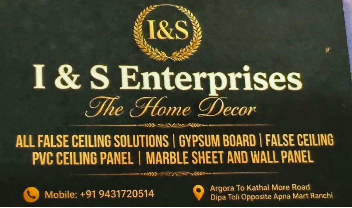 I and S Enterprises Ranchi 9431720514