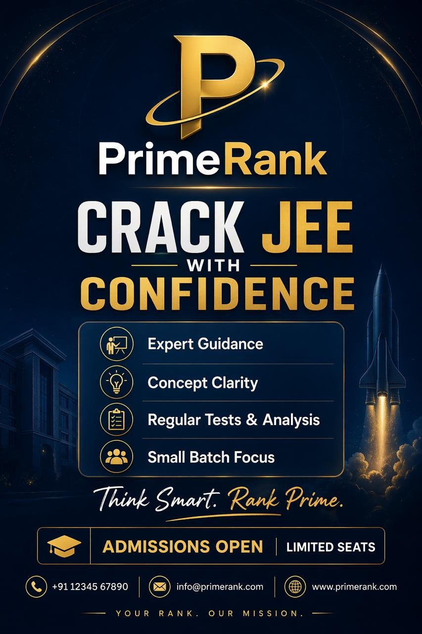 Best COMPLETE NEET JEE Institute Classes in Darbhanga 9810185154 PrimeRank
