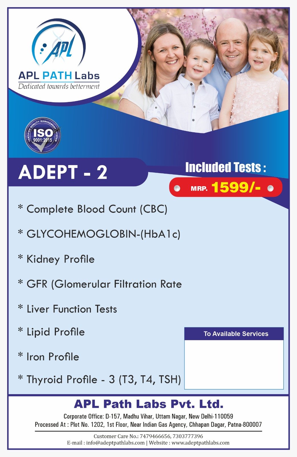 APL PATH LABS PVT LTD 7061769490