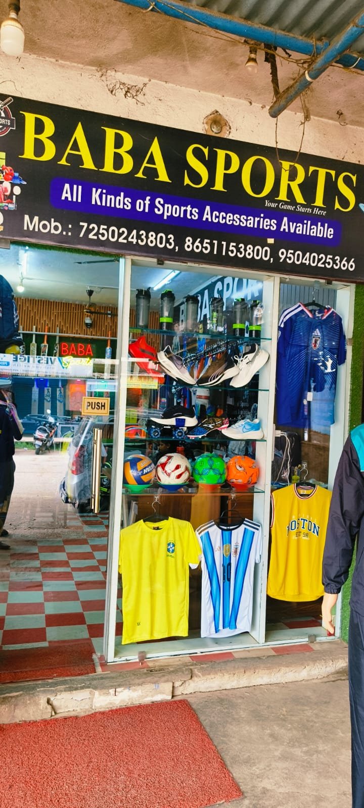 Best sports assccrioees in hatia Ranchi 7250243803 Baba Sports