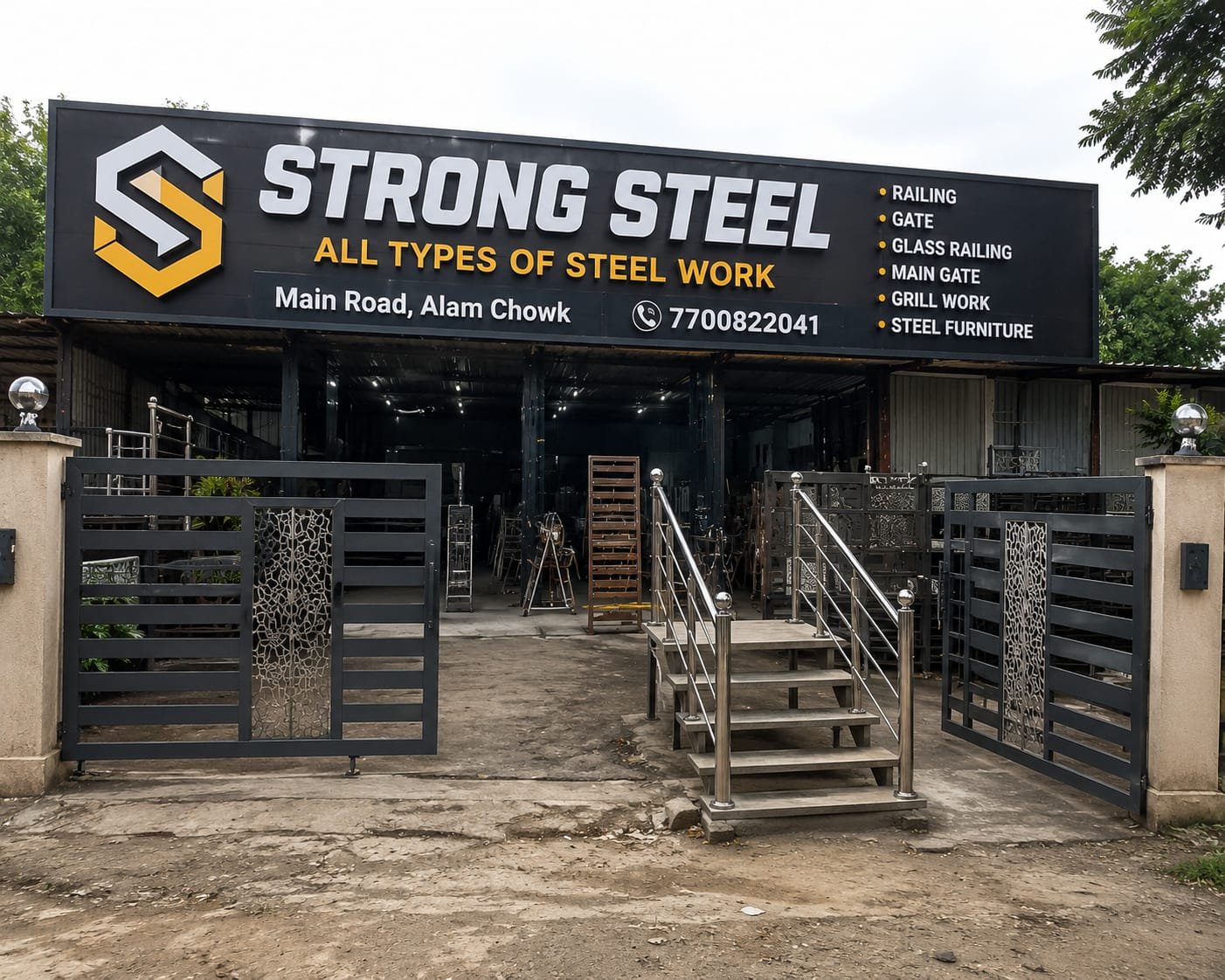 Best Upvc Window Work Dealers in Pundag Ranchi 7700822041 Strong Steel