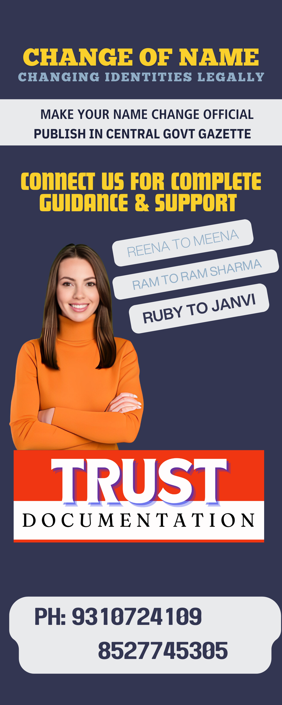 Name Change Cost In Delhi 9310724109