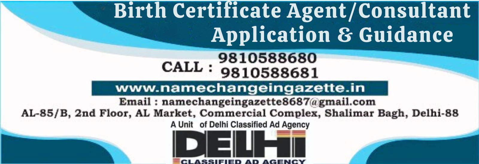 Birth Certificate Consultant in Rohini Delhi 9810588680