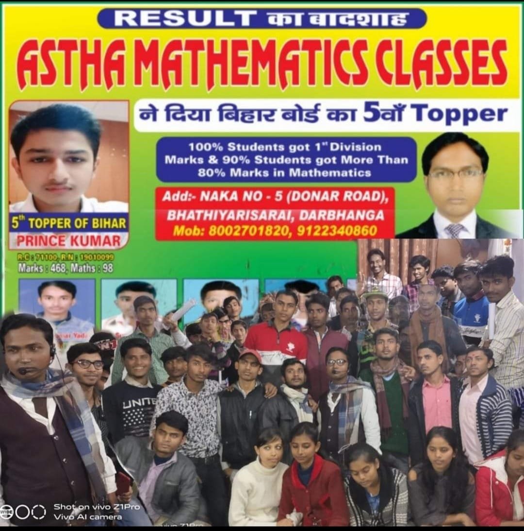 Astha Mathematics classes